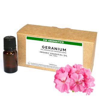 Geranium Organic Essential Oil 10ml - White Label