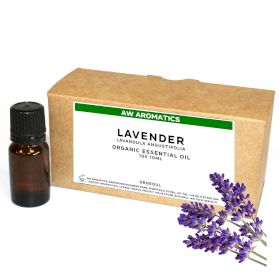 Lavender Organic Essential Oil 10ml - White Label