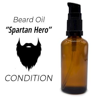 50ml Beard Oil - Spartan Hero - White Label