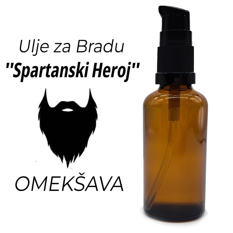50ml Beard Oil - Spartan Hero - White Label
