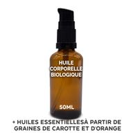 Organic Body Oil 50ml - Carrot & Orange - White Label
