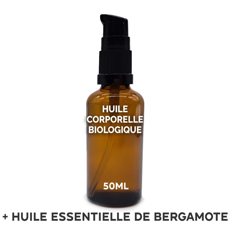 Organic Body Oil 50ml - Bergamot - White Label