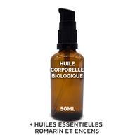 Organic Body Oil 50ml - Rosemary & Frankincense - White Label