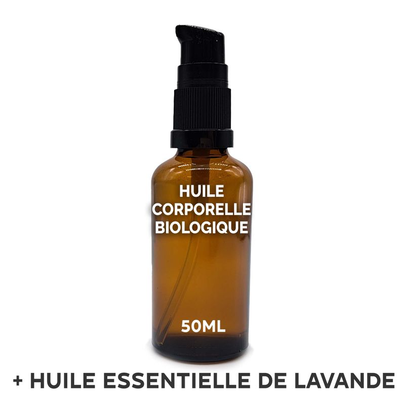 Organic Body Oil 50ml - Lavender - White Label