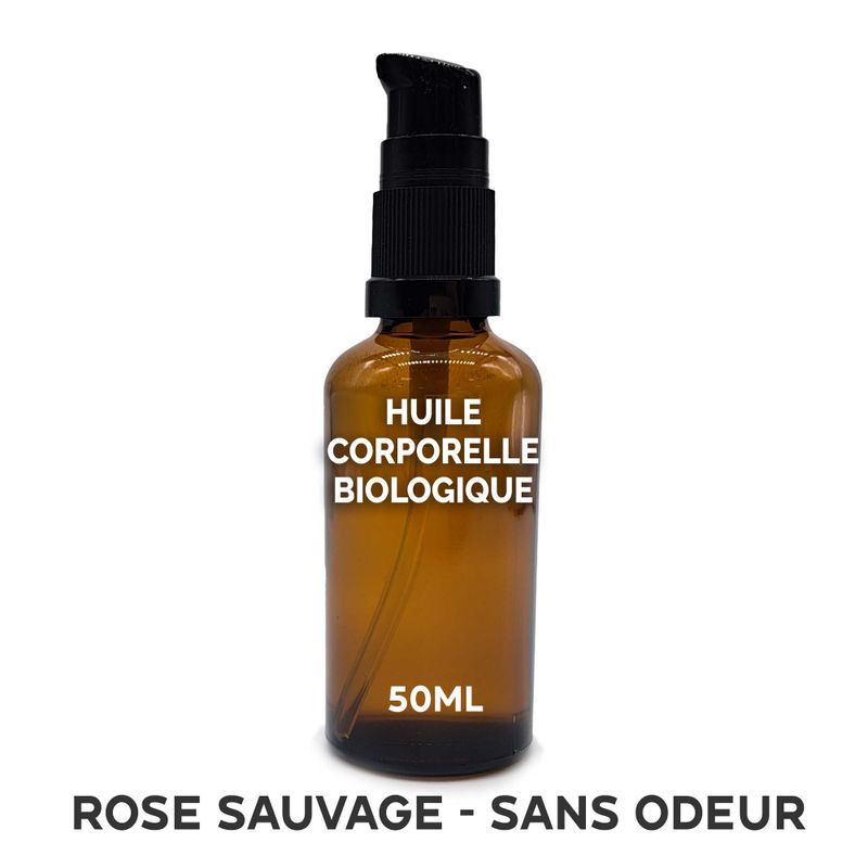 Organic Body Oil 50ml - Rosehip (Unfragranced) - White Label