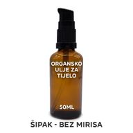 Organic Body Oil 50ml - Rosehip (Unfragranced) - White Label