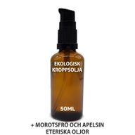 Organic Body Oil 50ml - Carrot & Orange - White Label