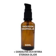 Organic Body Oil 50ml - Sandalwood & Myrrh - White Label