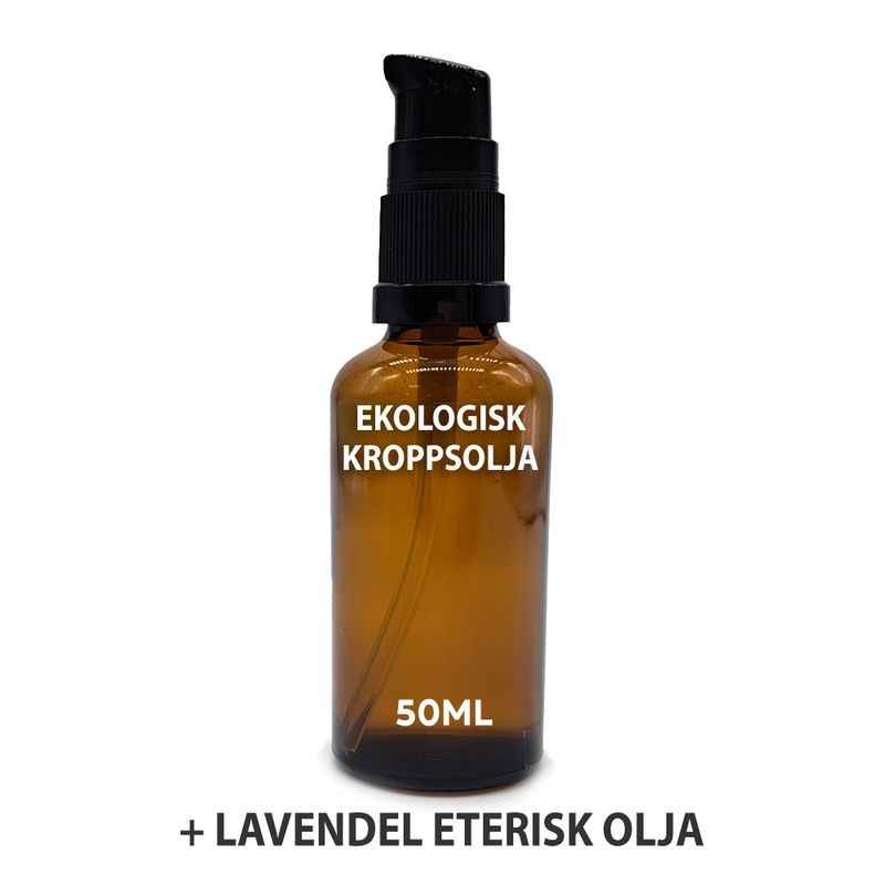 Organic Body Oil 50ml - Lavender - White Label