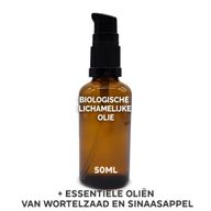 Organic Body Oil 50ml - Carrot & Orange - White Label