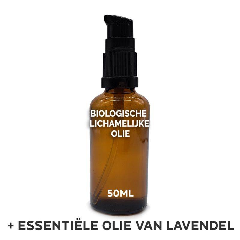 Organic Body Oil 50ml - Lavender - White Label