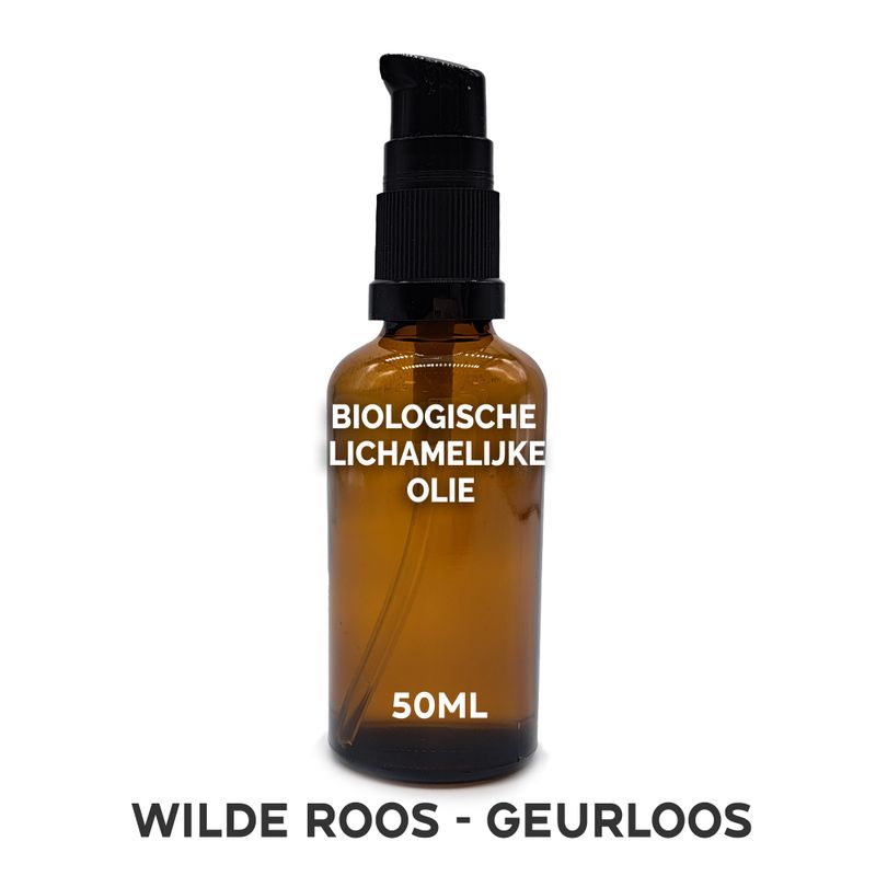 Organic Body Oil 50ml - Rosehip (Unfragranced) - White Label