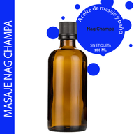 Nag Champa Massage Oil - 100ml - White Label
