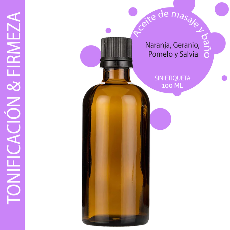 Toning & Firming Massage Oil - 100ml - White Label