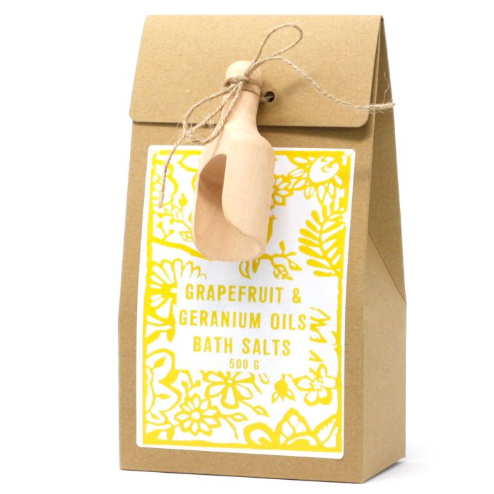 Himalayan Bath Salt 500g - Grapefruit & Geranium