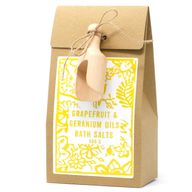 Himalayan Bath Salt 500g - Grapefruit & Geranium