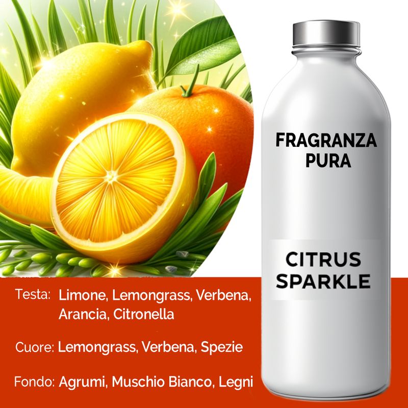 Citrus Sparkle Pure Fragrance Oil - 500ml