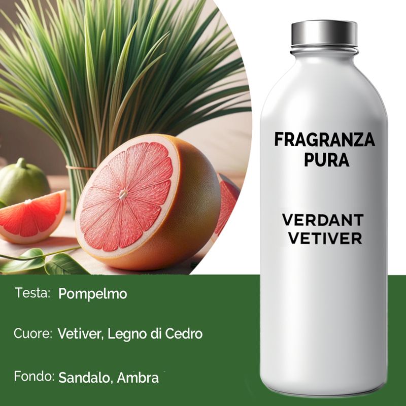 Verdant Vetiver Pure Fragrance Oil - 500ml