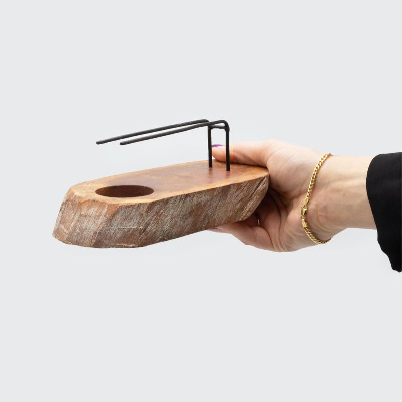 Palo Santo Heater - Whitewash Gamel Wood