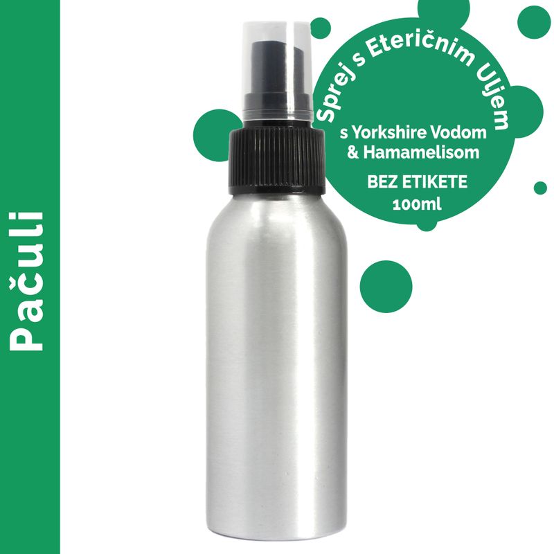 100ml Essential Oil Mist - Patchouli - White Label