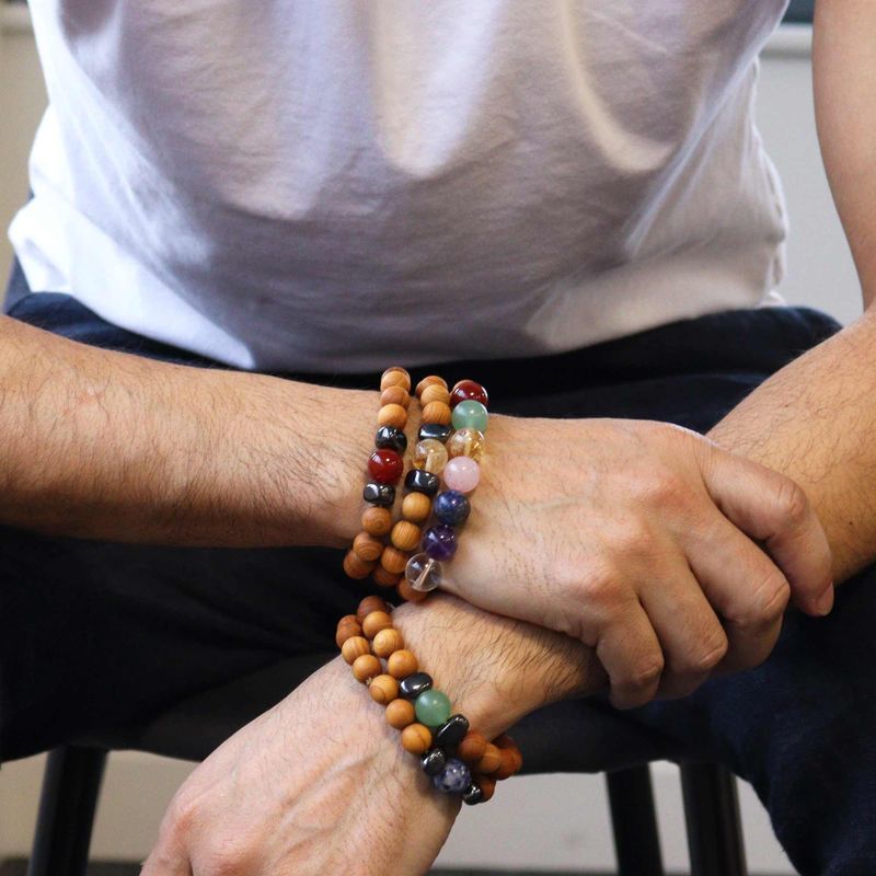 Cedarwood Chakra Bangles Starter Set