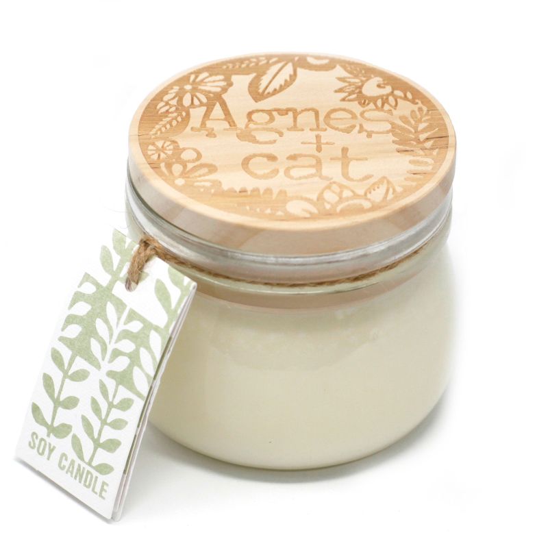 180g Gift Boxed Soy Wax Kilner Jar Candle - White Fig