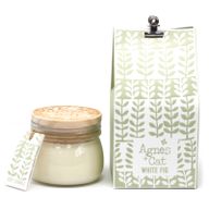 180g Gift Boxed Soy Wax Kilner Jar Candle - White Fig