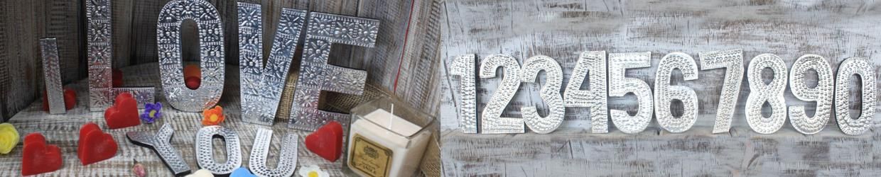 Arty Aluminum Letters