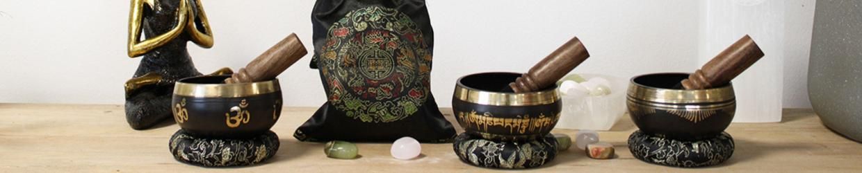 Yoga Om Singing Bowl Set
