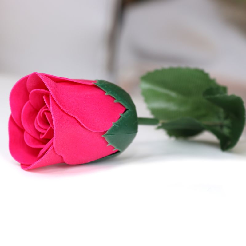 Ready to Retail Soap Flowers - Small Rose - Pink