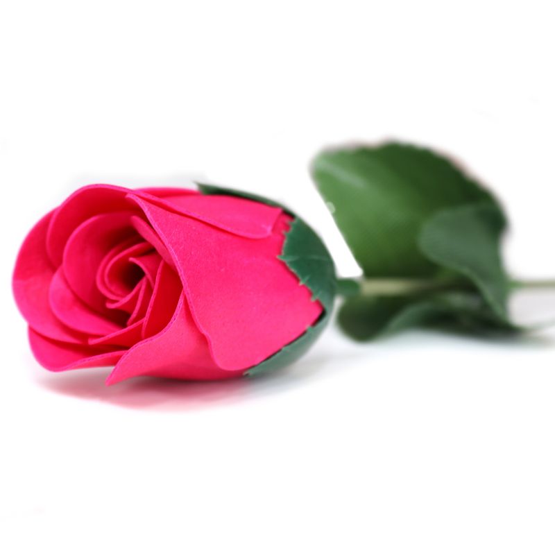Ready to Retail Soap Flowers - Small Rose - Pink