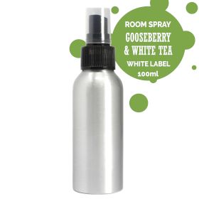 100ml Room Spray - Gooseberry & White Tea - White Label