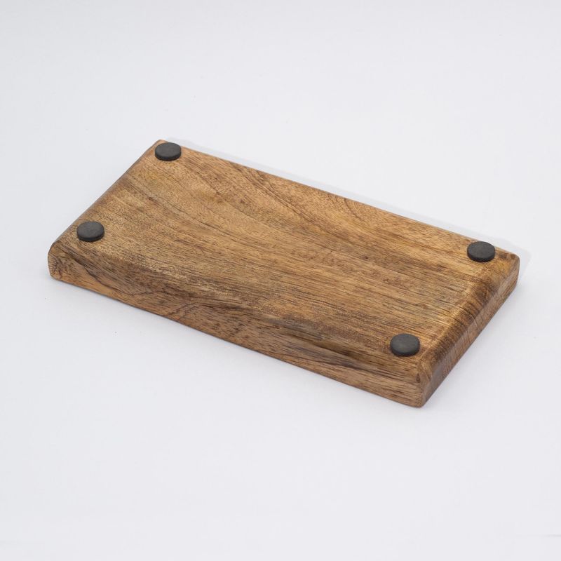 Double Enamelled Trinket Tray 20x10x2.5cm - Hop Hare