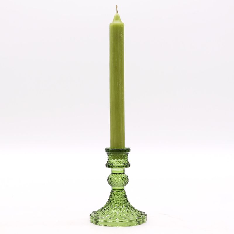Vintage Dinner Candle Holder - Garden Jade
