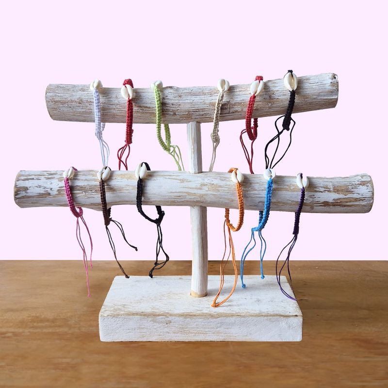 Handmade Friendship Bracelets - Cowrie Chums Shell (Assorted)