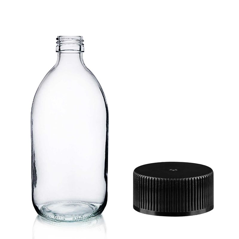 200ml Clear Glass Medicine Bottle