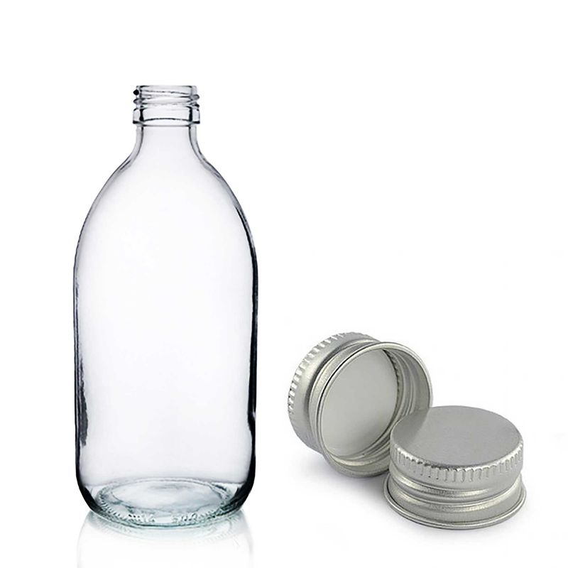 200ml Clear Glass Medicine Bottle