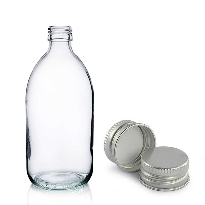 300ml Clear Glass Medicine Bottle