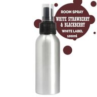 100ml Room Spray - White Strawberry & Blackberry - White Label
