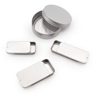 100ml Aluminium Tin 82mm with Screw Top 82mm x 28mm