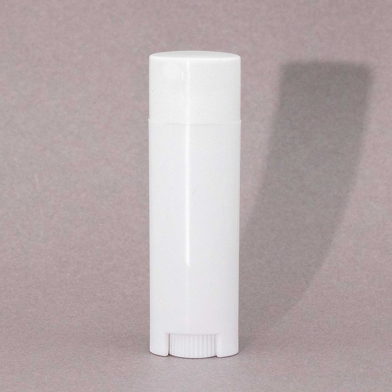 Oval White Lipstick Dispenser - 5gms (6.6x1.9x1.2cm)