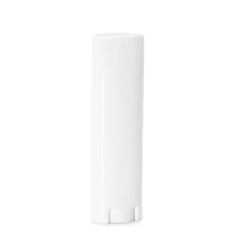 Oval White Lipstick Dispenser - 5gms (6.6x1.9x1.2cm)