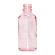 100ml Rose Pink Glass Dropper Bottle - No Cap