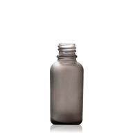 10ml Frosted Grey Glass Dropper Bottle - No Cap