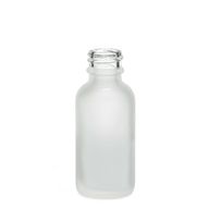 10ml Frosted White Glass Dropper Bottle - No Cap