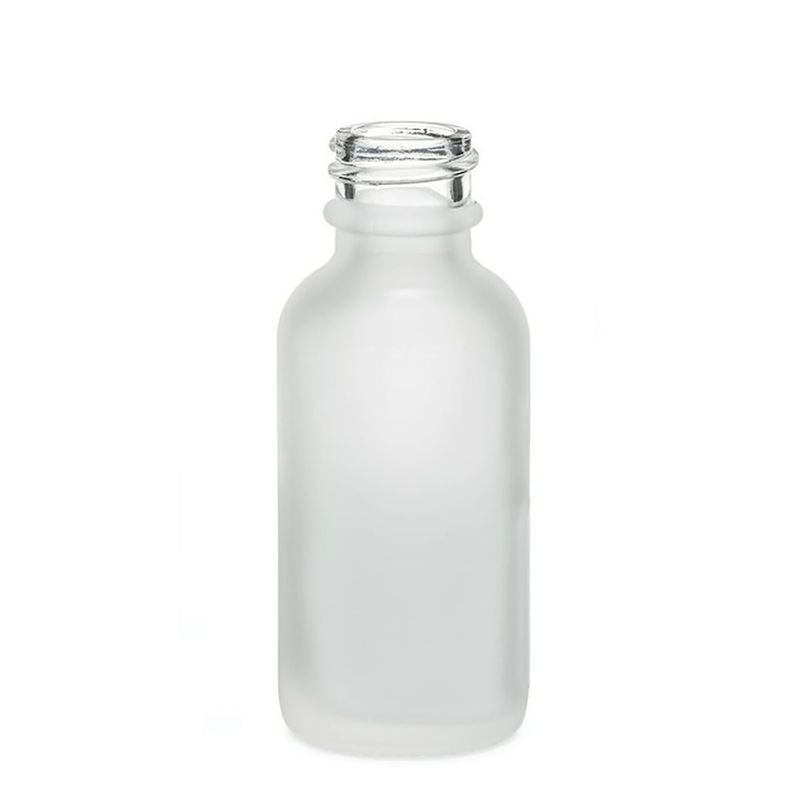 30ml Frosted White Glass Dropper Bottle - No Cap