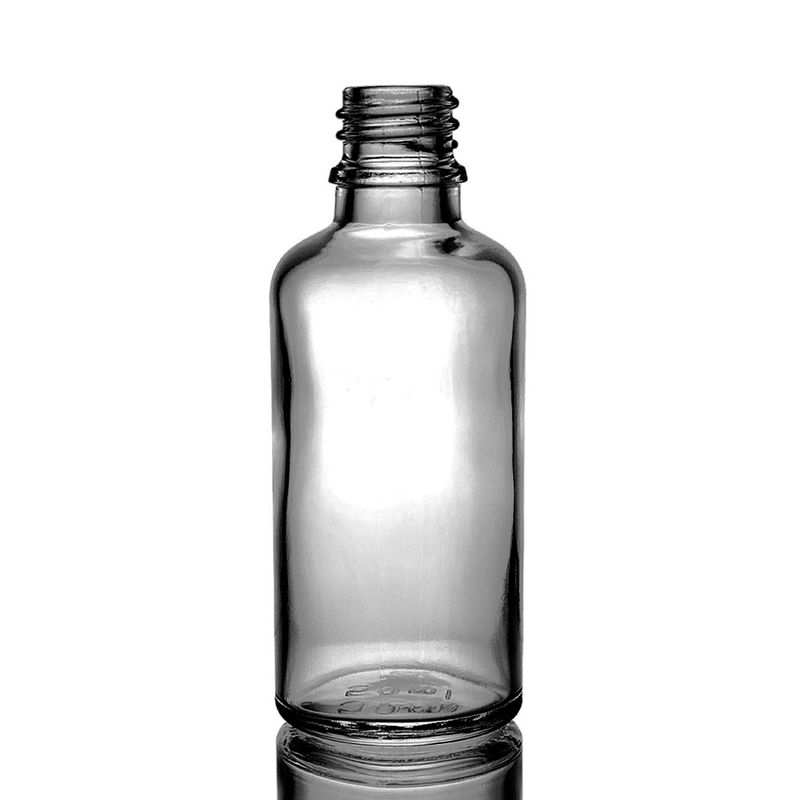 50ml Smoke Grey Glass Dropper Bottle - No Cap