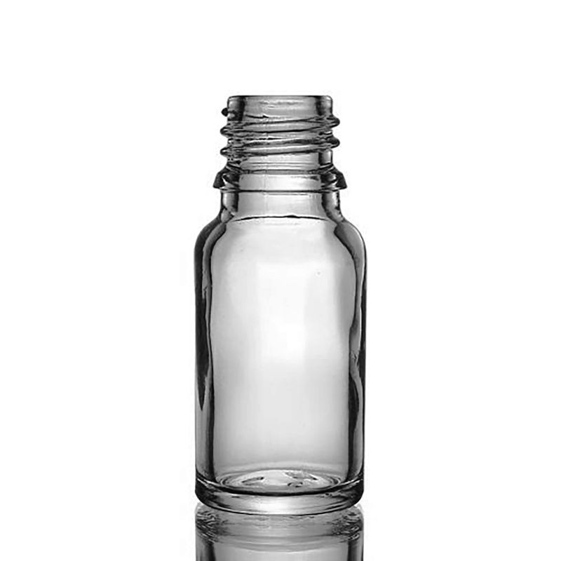 10ml Smoke Grey Glass Dropper Bottle - No Cap