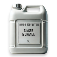 Ginger & Orange Hand and Body Lotion 5L