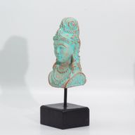 Lucky Java Princess on Stand - Green Copper